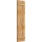 Ekena Millwork Joined Board-n-Batten Shutters w/Z-Bar, Rough Sawn Western Red Cedar, 16 1/8W x 59H, PR RBJ06Z16X059RWR - alternate 4
